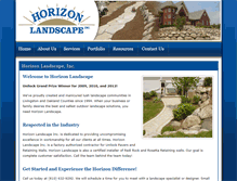 Tablet Screenshot of horizonlandscapeinc.com